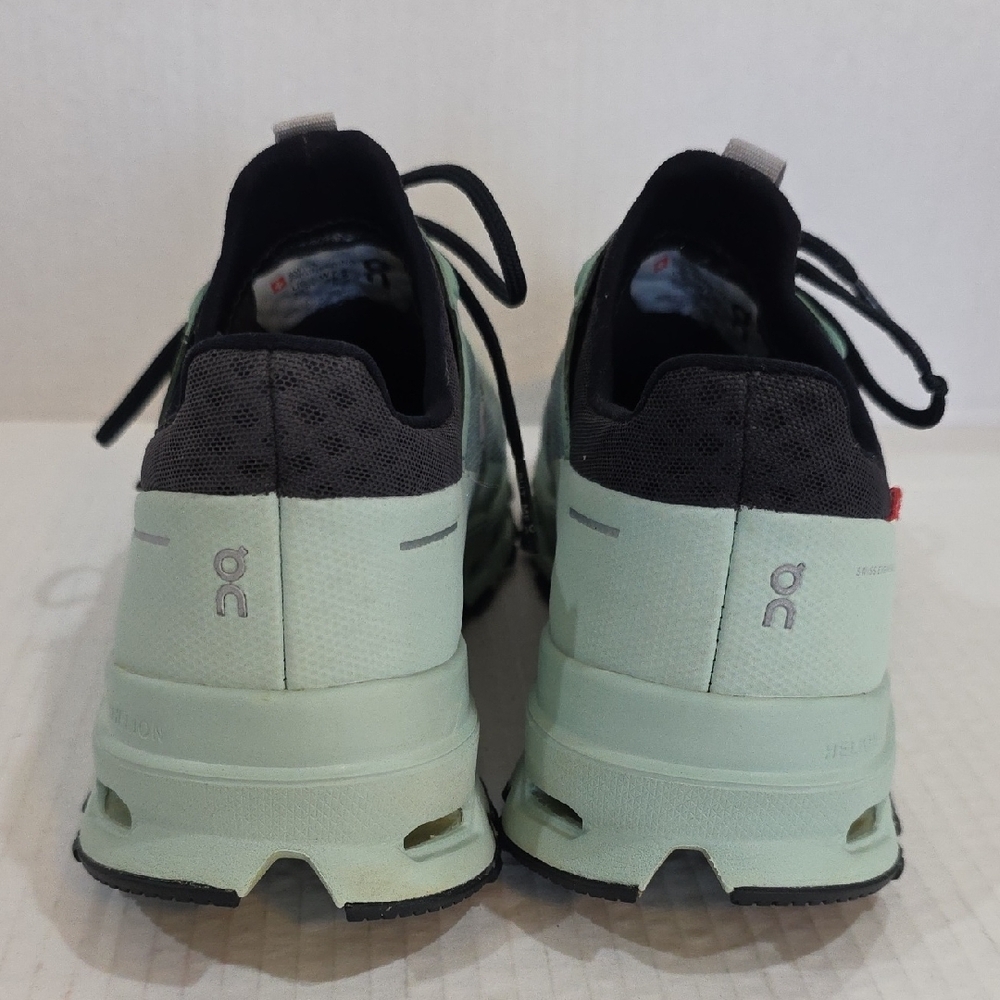 On Running Women's Mint Green and Black Cloudventure Trail Shoes 7.5 - Picture 6 of 12